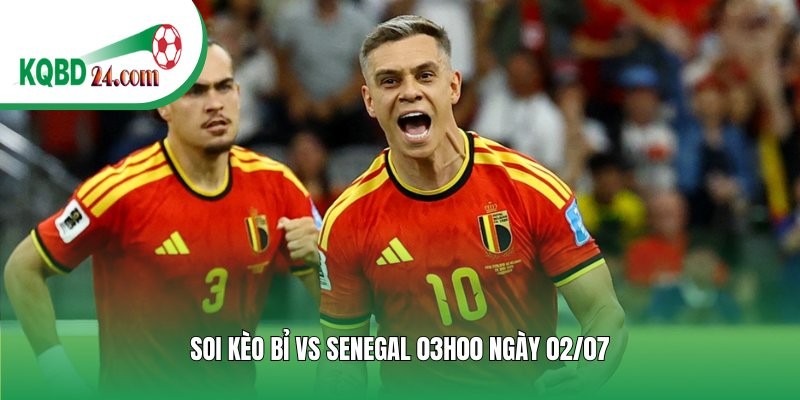 Soi kèo bóng đá Bỉ vs Senegal | 03h00 ngày 02/07